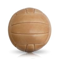 The P. Goldsmith Sons Co.  Vintage Soccer Ball WC 1958 - Tan Brown