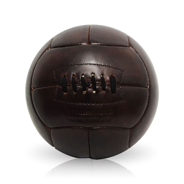 The P. Goldsmith Sons Co.  Vintage Soccer Ball WC 1938 - Dark Brown