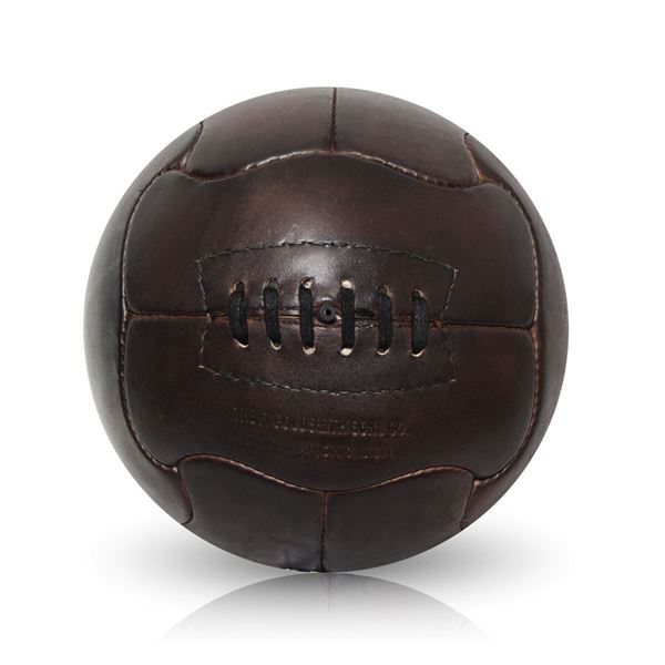 The P. Goldsmith Sons Co.  Vintage Soccer Ball WC 1950 - Dark Brown
